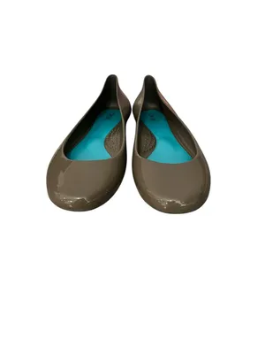 Oka b Taylor Jelly Ballet Flats Size US 7 EU 37 Slip-On Shoes Taupe Gray thumbnail 6