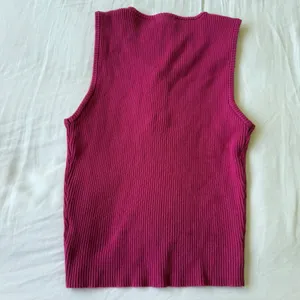 Hot Pink Ribbed Button-Up Tank Top 💖 Y2K Barbie Core | Size S/M | Stretch Knit Summer Essential thumbnail 5