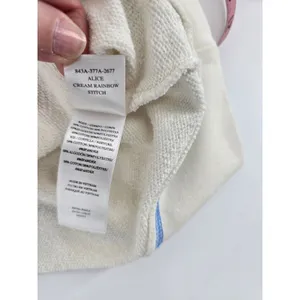 Rails Sweatshirt Womens XS Alice Cream Rainbow Stitch Contrast Seam EUC thumbnail 5