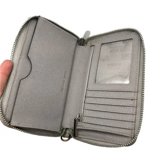 MICHAEL KORS Gray Zip Around Wallet thumbnail 6