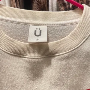 Cream Üniform sweatshirt with red circular logo Tan thumbnail 2
