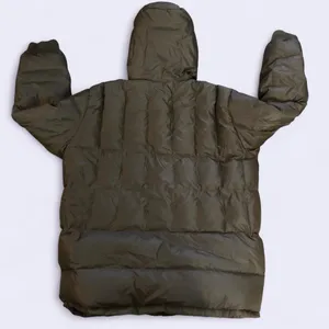 Gap Dark Army Green Puffer Down Trench jacket Winter Coat Women Women XL - Measurement in pics thumbnail 2