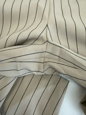Hell Bunny 30s 40s Caspian Beige Stripe Swing Sailor Trousers Retro Pinup thumbnail 11