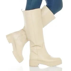 Sam Edelman Larina Boot Ivory Cream Leather Tall Lug Sole Boots Women’s Size 7.5 thumbnail 15