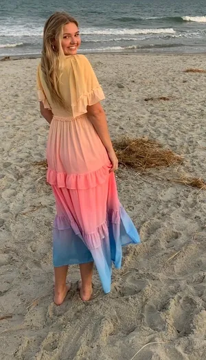 Ombre Sunset Dress thumbnail 1