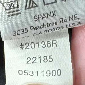 SPANX Black Faux Leather Moto Leggings High Rise Shaping thumbnail 9