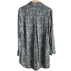 Bella Dahl leopard button down tunic thumbnail 2