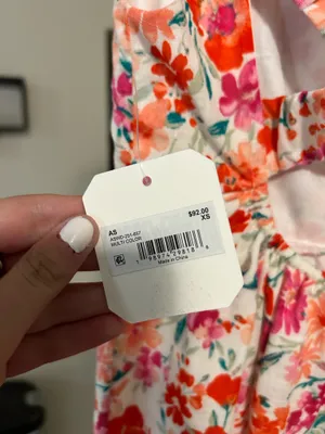 Altar'd State Pink and white floral maxi dress thumbnail 4