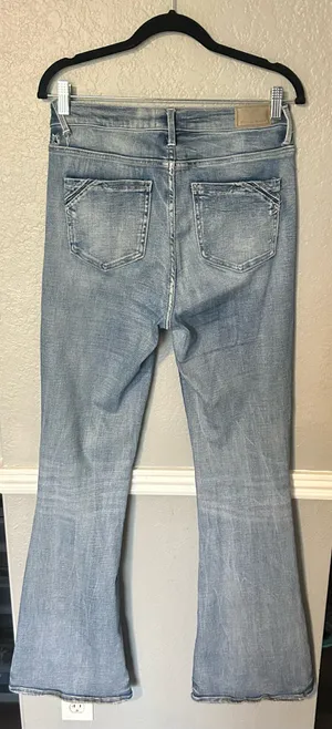 Buckle Black Lightwash Jeans Bootcut Xtra Long thumbnail 4