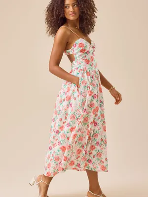 Altar’d State Kismet Floral Maxi Dress L NWOT Cottagecore thumbnail 2