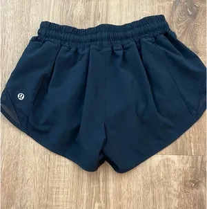 Navy Lululemon Shorts Hotty Hot 2.5" thumbnail 2