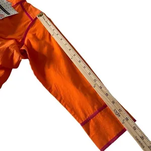 Gretchen Scott Tunic Shirt Tail Dress Womens S Orange Mandarin Collar 3/4 Sleeve thumbnail 15