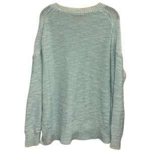 J Crew Mint Chunky Knit Sweater Oversized Crewneck‎ Pullover Large thumbnail 4