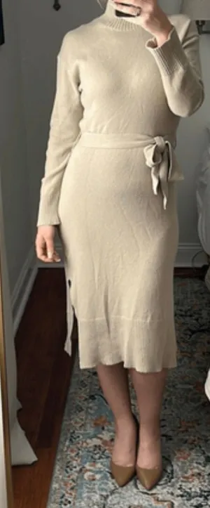 Splendid Women's Cream Sweater Dress‎ thumbnail 1