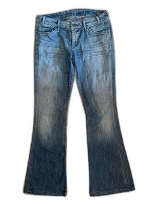 Citizens of Humanity | Boyd Uber Low Rise Rocker Flare Jeans Light Wash Size 27 thumbnail 1