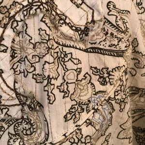 Ariat paisley w/Silver threads long sleeve Pearl Snap western shirt M thumbnail 10