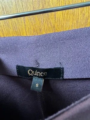 Quince Ultra-Stretch Ponte Super Wide Leg Pants Dark Orchid Purple Small thumbnail 4