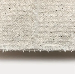 NWT❗️ZARA Elegant White Tweed Short Cutted Dress ZW Collection Mini Ivory Size M thumbnail 10