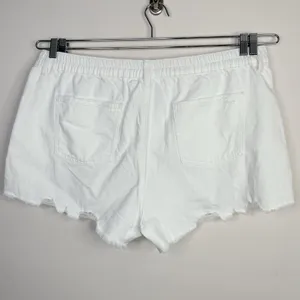 Aerie Daydream Distressed Comfy Denim Jean Shorts cutoffs White plus XXL 20 thumbnail 7
