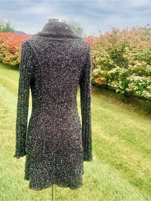 Sioni vintage Y2K-era "Art to Wear" knit sweater coat thumbnail 7