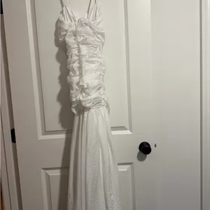 Lulu's White Strapless Maxi Dress thumbnail 8