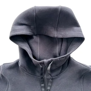 Lululemon Long Horizons Hoodie Black Size Medium Coat Jacket Travel Commute thumbnail 5