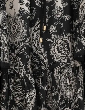 Zimmermann Mini Dress Silk boho flutter sleeve size 2 M/L thumbnail 3