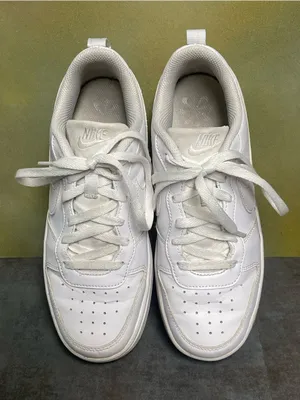 Nike Court Vision Women's Low-Top White Sneakers Size 7.5-8 thumbnail 7