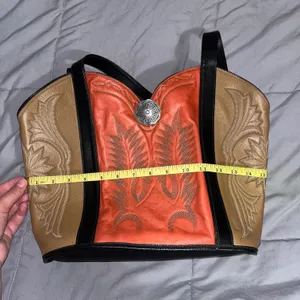 Erda Western Cowboy Boot Tote Bag Multiple thumbnail 11