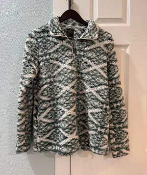 Roper fleece quarter zip sweatshirt thumbnail 1