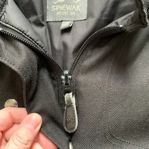 Spiewak Black Long Hooded Winter Coat M thumbnail 4