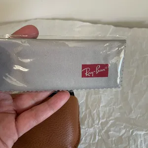 Ray-Ban Brown Leather Sunglasses Case thumbnail 10