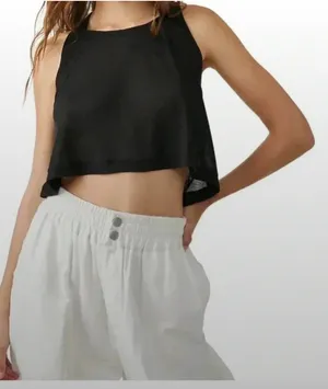 FP Movement by Free People Keep Away Tank - Black XS thumbnail 6