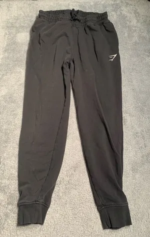 Gymshark Black Jogger Pants medium thumbnail 1