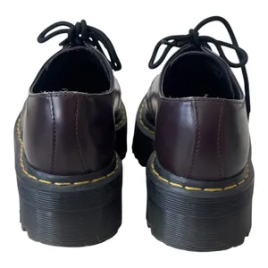 Dr Martens Patent Leather Quad Lace Up‎ 1461 Burgundy Punk Grunge Capsule 7 thumbnail 7