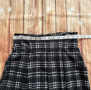 Lux LA Women’s Plaid Mini Skirt Black Size Medium thumbnail 4