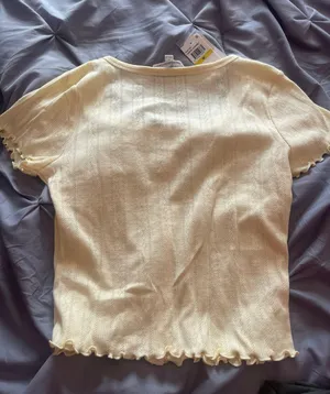 Yellow Buttoned Top Size M thumbnail 3