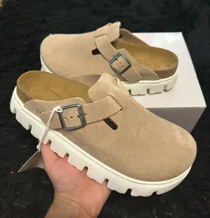 BIRKENSTOCK Boston leather platform clogs mules slip on shoes eur 40 new thumbnail 1