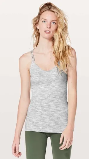Lululemon Create Your Calm Tank Wee Are From Space Nimbus Battleship Size 4 thumbnail 1