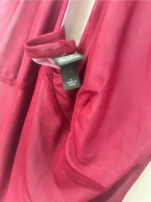 Women's Scarf Halter Mesh Mini Dress - Wild Fable - Cherry Red Sz L thumbnail 6