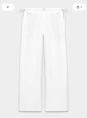 Aritzia Wilfred Lined Linen Pants thumbnail 4