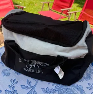 Walt Disney World Resort Parks Mickey Mouse Carry On Duffle Bag Vintage New thumbnail 1
