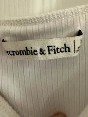 Abercrombie & Fitch White Midi Cutout Dress size XS thumbnail 5