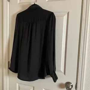 Banana Republic Womens Black Size large Blouse thumbnail 7