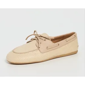 Sperry Boat Shoes Slimboat WM Women's Size 10 Beige Raffia Loafers NWOT thumbnail 5