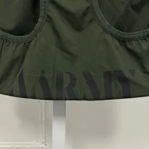 AARMY Racerback Sports Bra Small Logo Activewear‎ Workout Top Olive Green thumbnail 5
