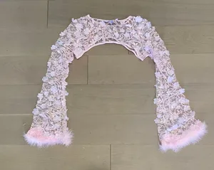 iHeartRaves Sparkling Spell Floral Ultra Crop Top thumbnail 4