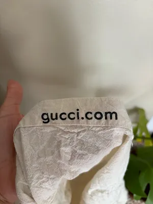 Gucci Cream Tote with Logo Plaque thumbnail 4