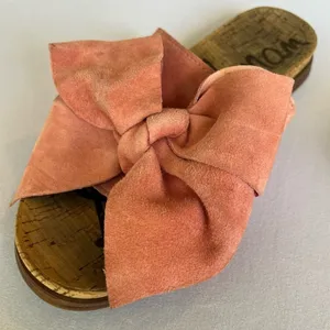 Sam Edelman Henna Pink Bow Slide Sandals Size 7 thumbnail 7