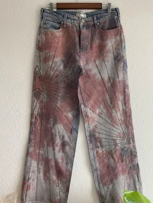 We The Free Free People Aurora Mid Rise Flare Size 26 ..Retail $248 thumbnail 12